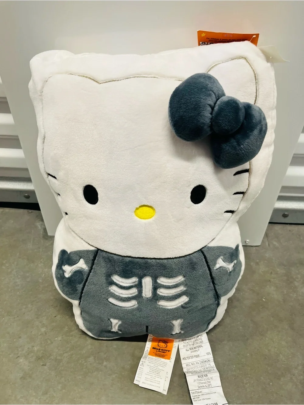 Hello Kitty Halloween skeleton pillow Brand new with tags